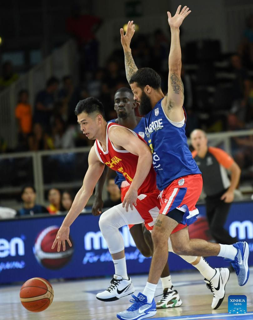 Trentino Cup basketball match: China vs. Cape Verde-Xinhua