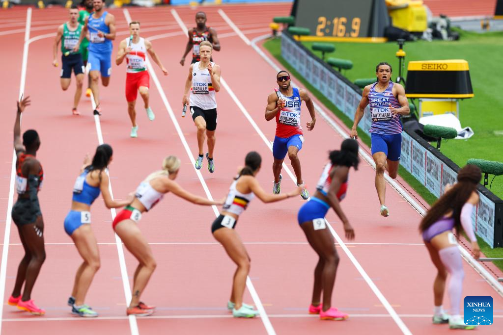 World Athletics Championships Budapest 2023 4x400 Meters Relay Mixed