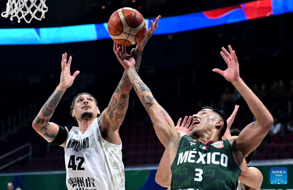 FIBA World Cup 2023 Mexico vs. New Zealand Xinhua