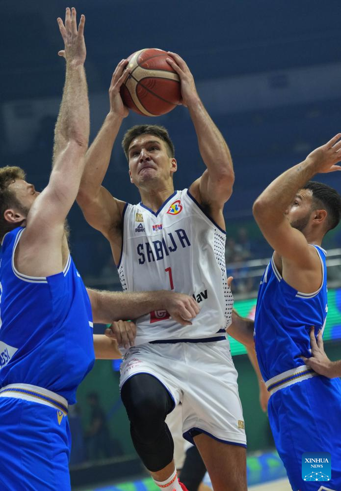 2023 FIBA World Cup : Serbia vs. Italy -Xinhua