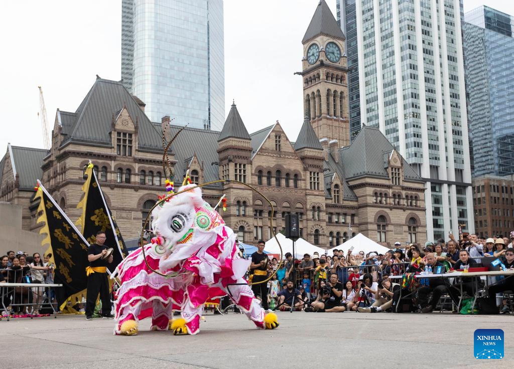 Toronto Invitational Traditional Lion Dance Competition held in Canada