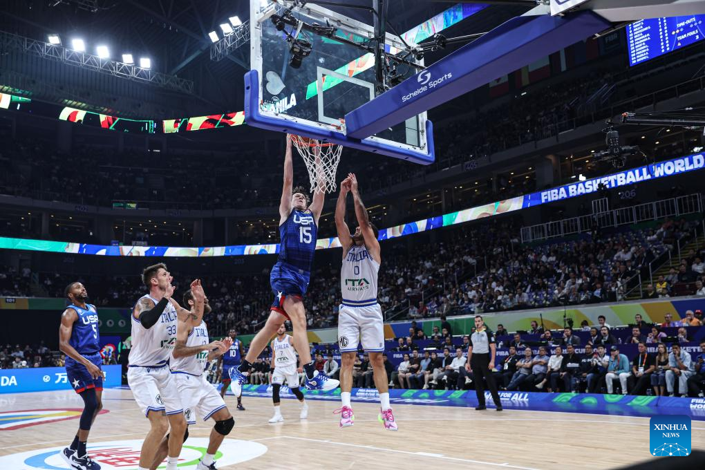 Quarti di finale della Coppa del Mondo di basket FIBA ​​2023: Italia vs Stati Uniti – Xinhua