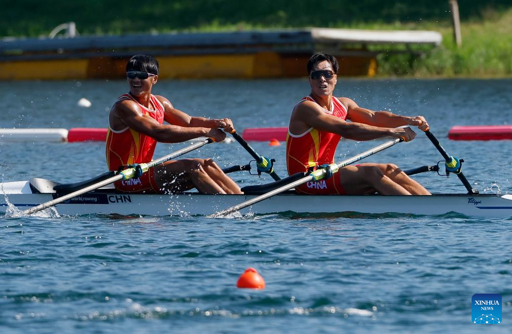 Highlights of 2023 World Rowing ChampionshipXinhua