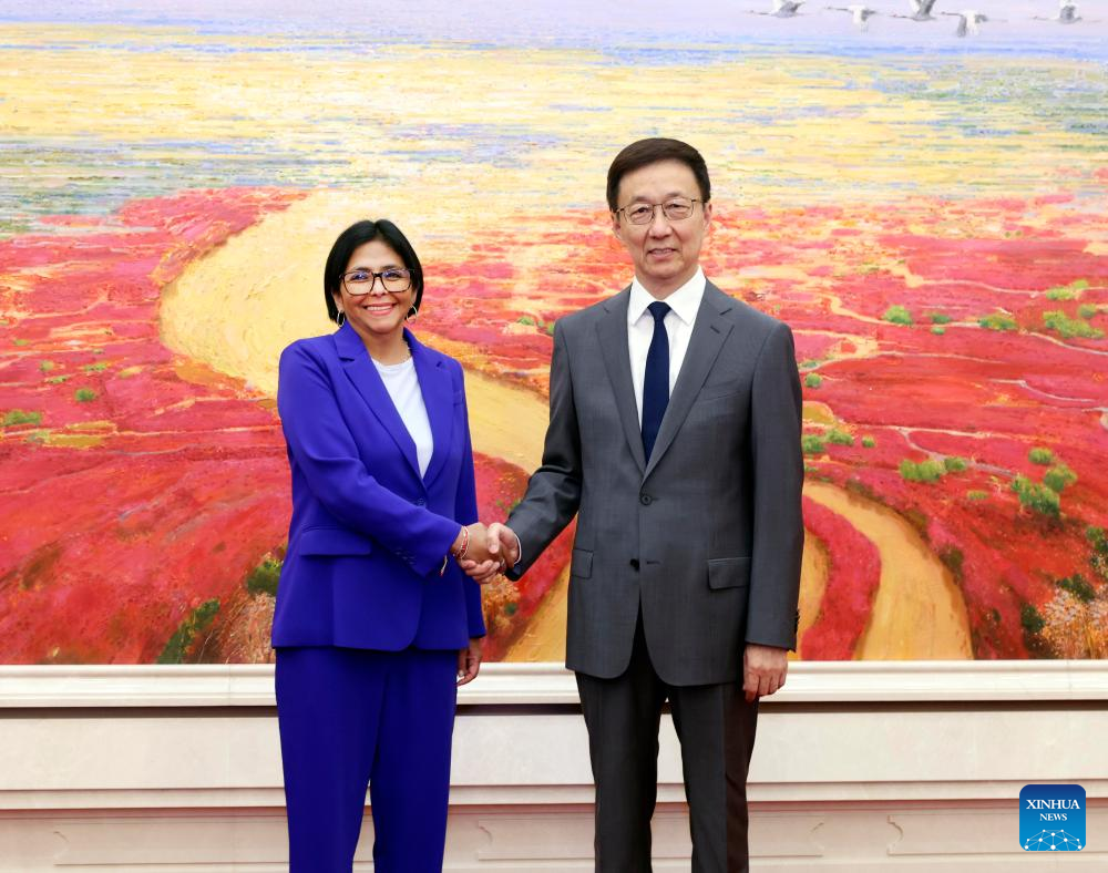 Vicepresidente chino se reúne con vicepresidente venezolano-Xinhua