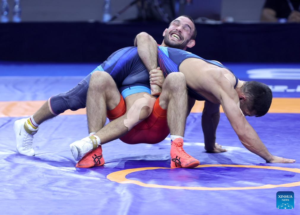 Highlights of Wrestling World Championships in BelgradeXinhua