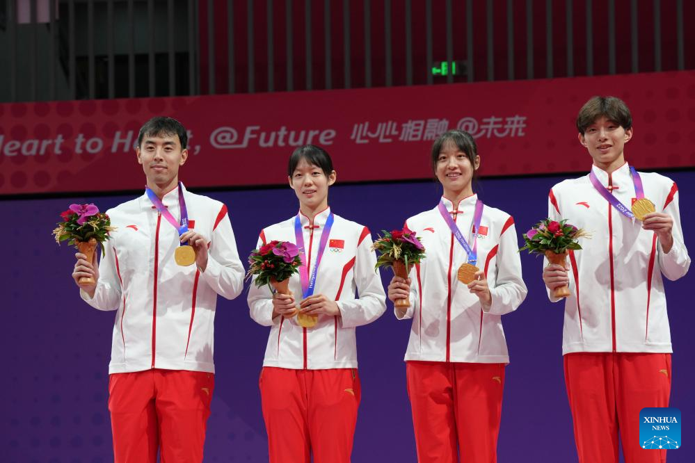 China opens taekwondo gold account at Hangzhou Asiad-Xinhua