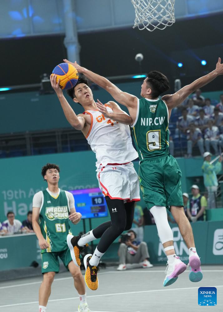 19th Asian Games: 3X3 Basketball-Xinhua