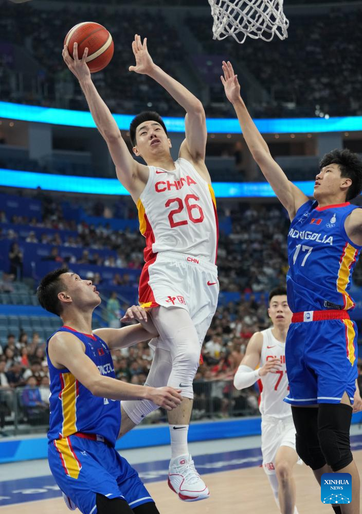 19th Asian Games: Men's Preliminary Round matches of Basketball-Xinhua