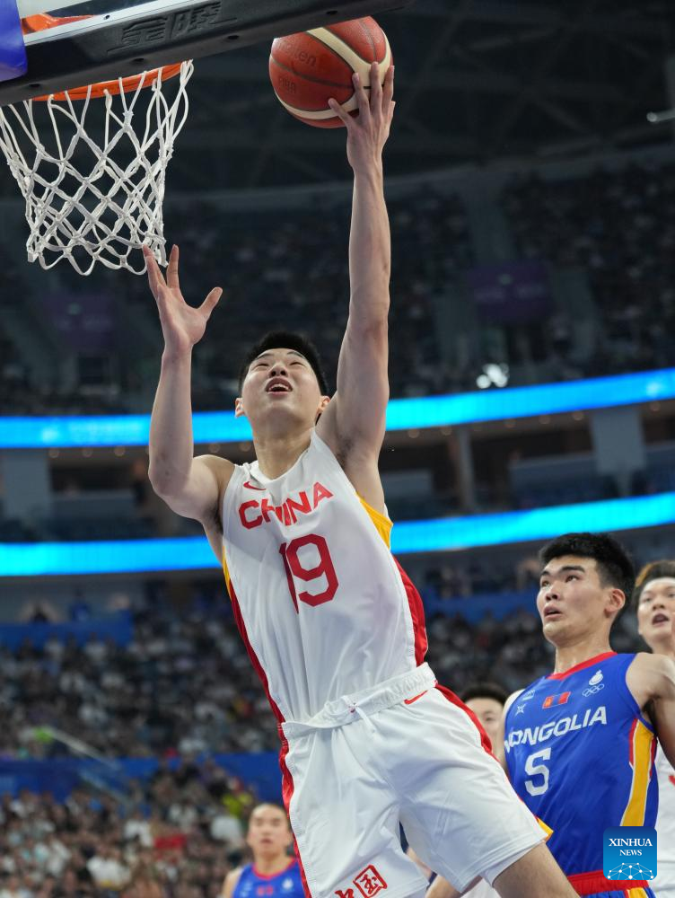 China cruises past Mongolia on Asiad men's basketball opening day-Xinhua