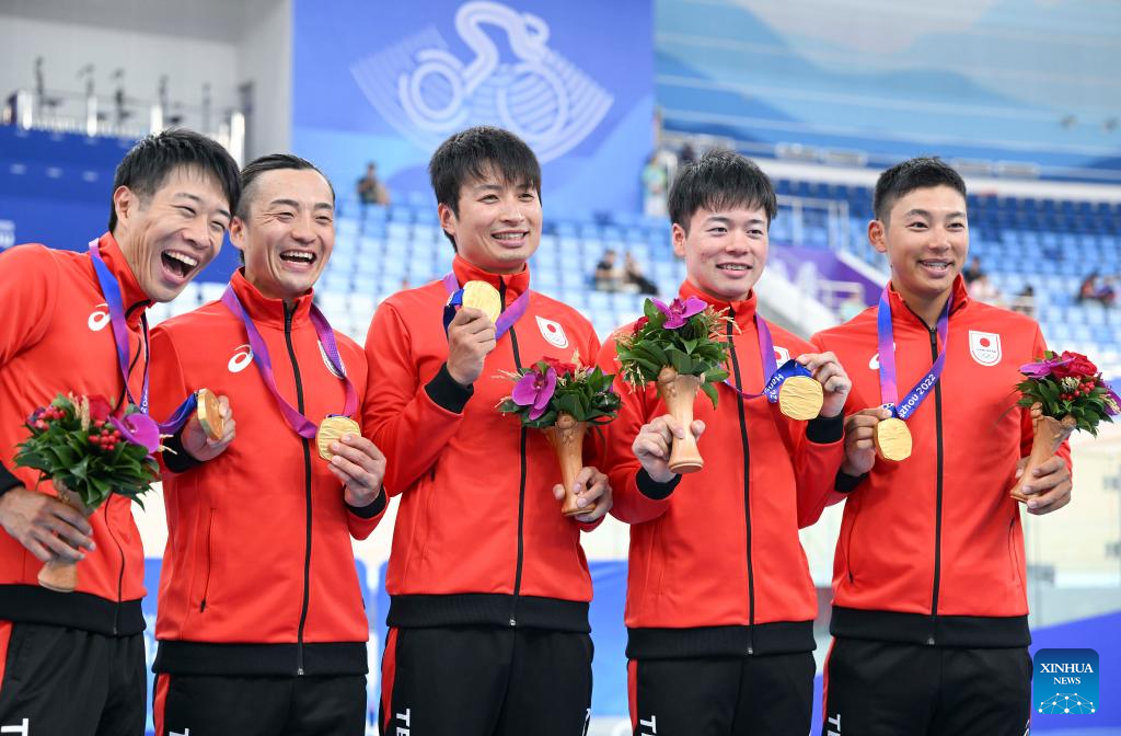 アジアド・新華社大会自転車トラック競技で日本が3つの金メダルを獲得