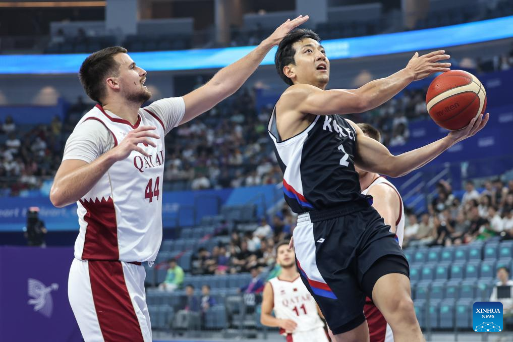 19th Asian Games: Men's Preliminary Round matches of Basketball-Xinhua