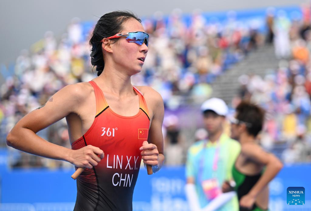 Japan closes Asian Games Triathlon competition with Mixed Relay gold •  World Triathlon