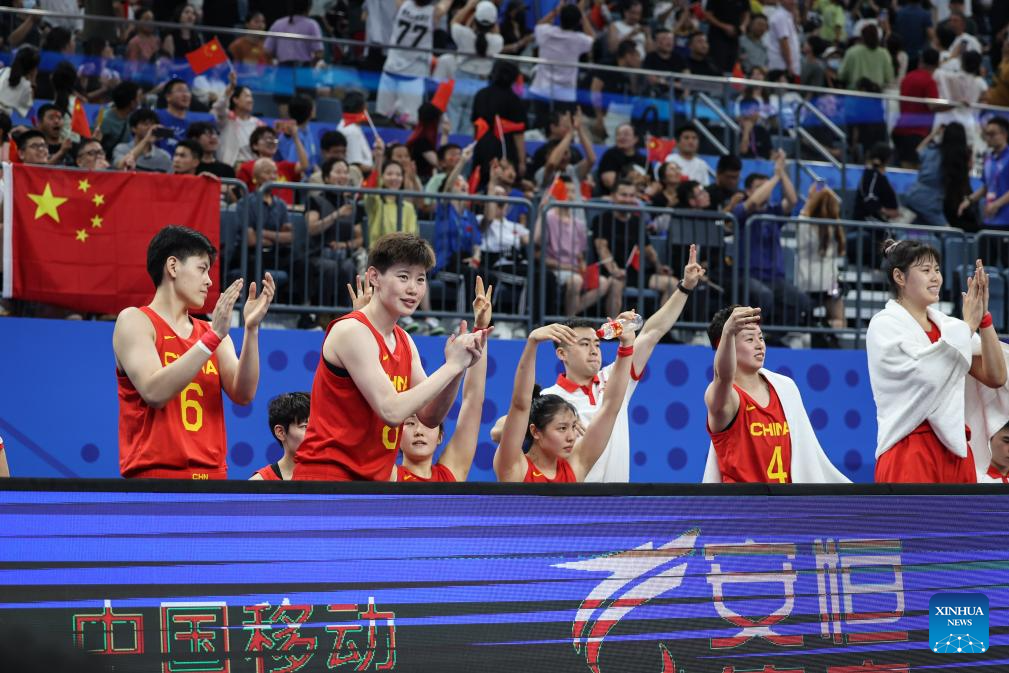 Babak Penyisihan Bola Basket Wanita Asian Games: China vs.  Indonesia-Xinhua