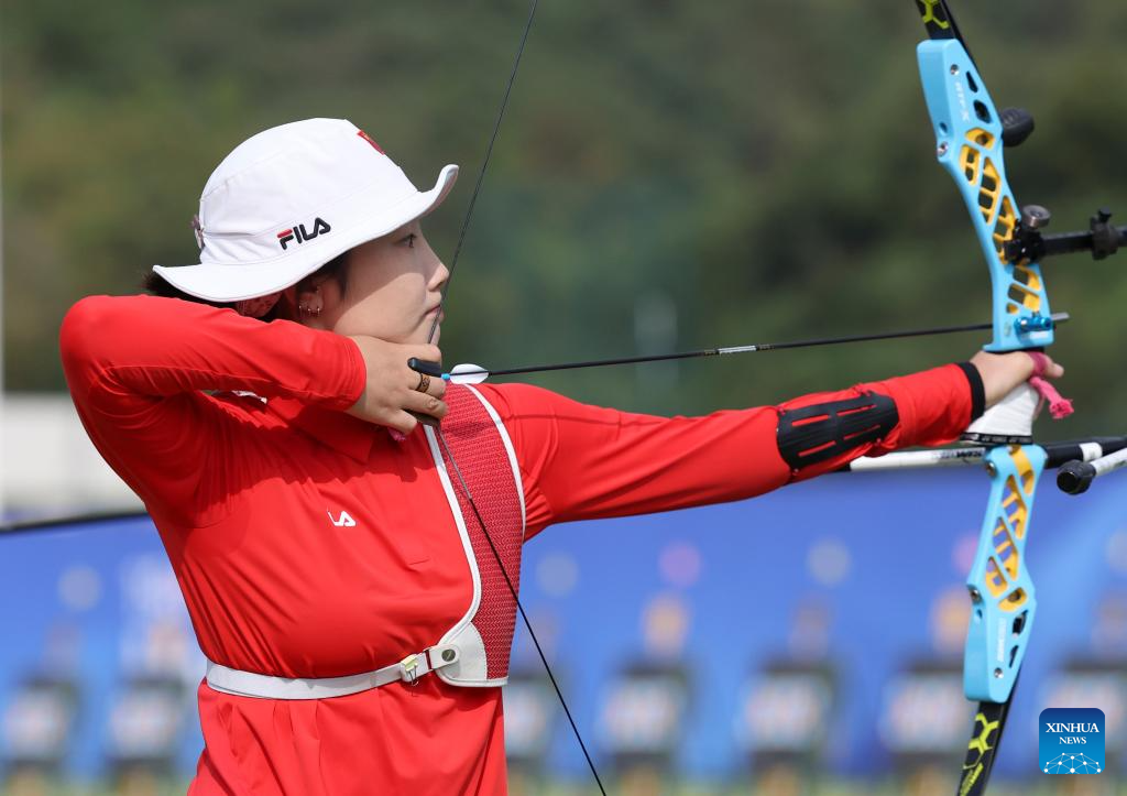 19th Asian Games: Recurve Mixed Team 1/8 Elimination of Archery-Xinhua