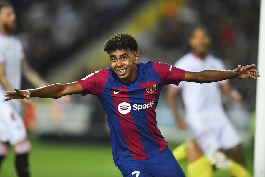 Barcelona Extends Contract With Teenage Winger Lamine Yamal-Xinhua