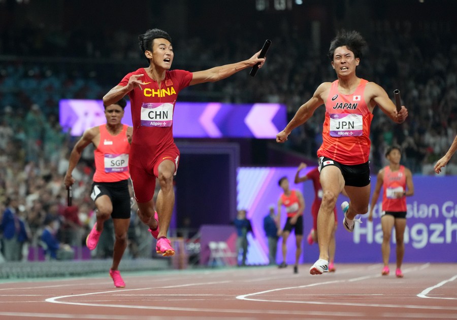 China wins four golds in Athletics at Asian Games-Xinhua