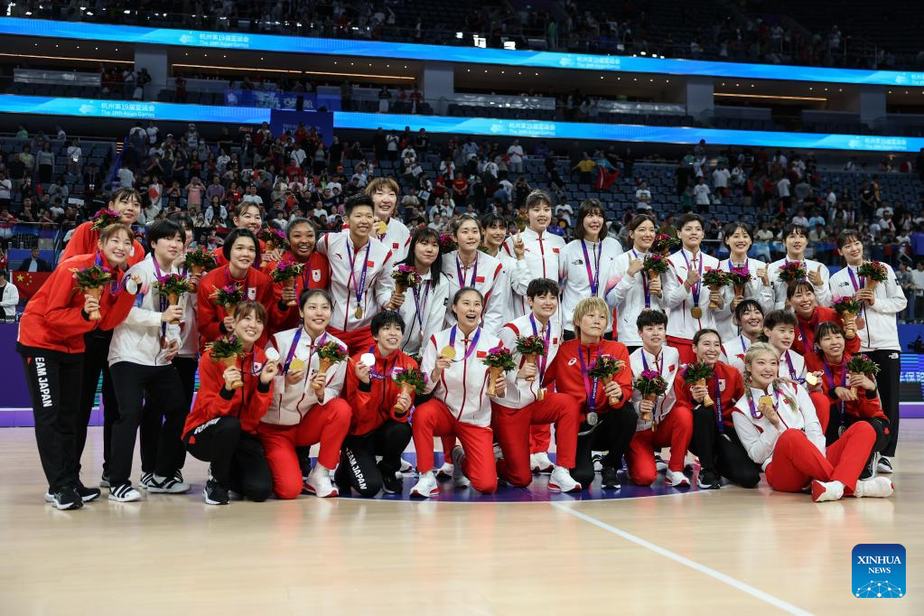 China Edges Japan To Defend Asiad Women's Basketball Title-Xinhua