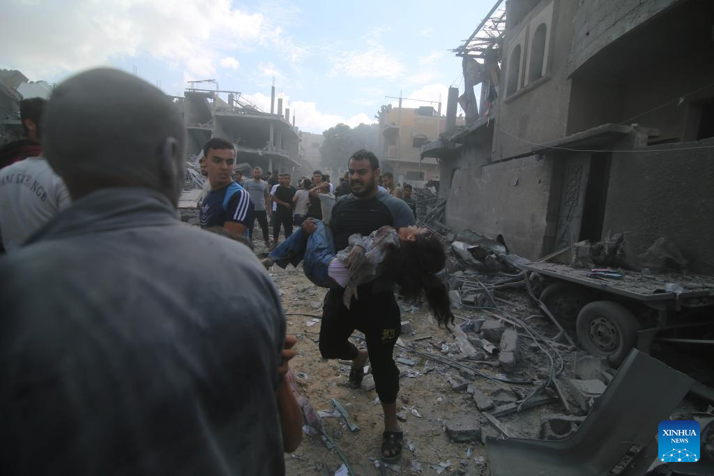 Hundreds killed in Gaza hospital bombing as conflict enters 11th day-Xinhua