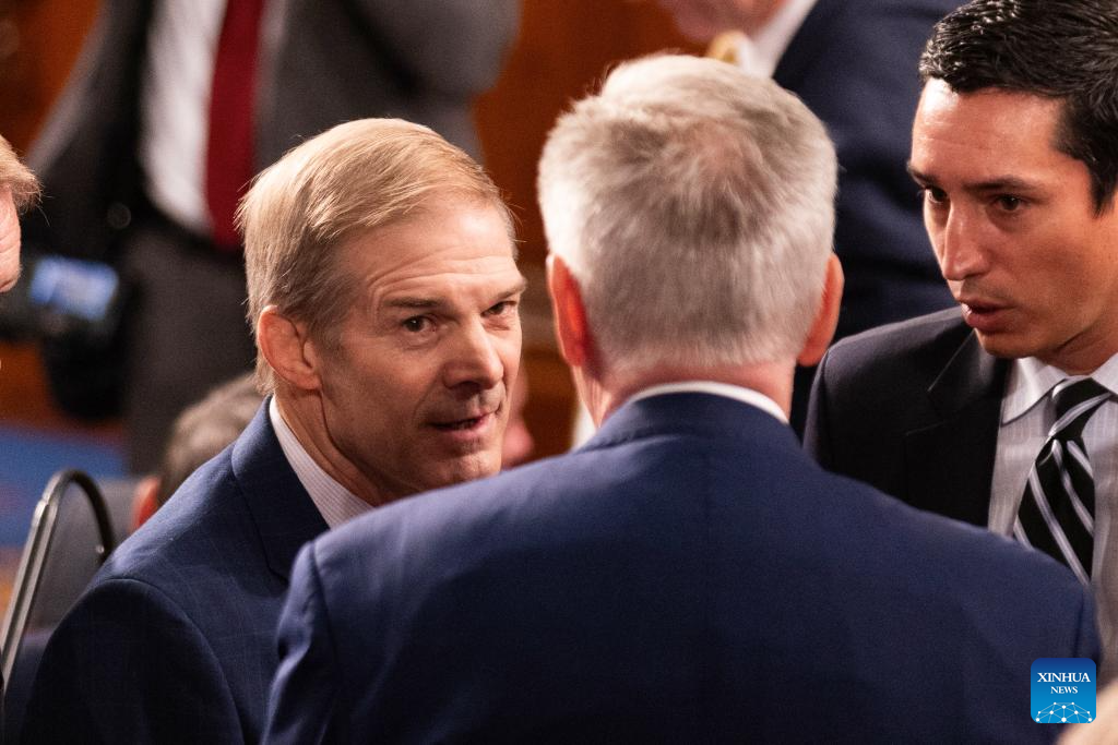 U.S. House fails to elect new speaker in first round of voting-Xinhua