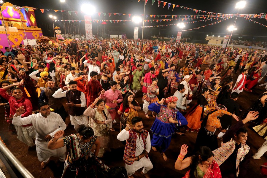 Asia Album: Hindu Festival Of Navratri Celebrated In India-Xinhua