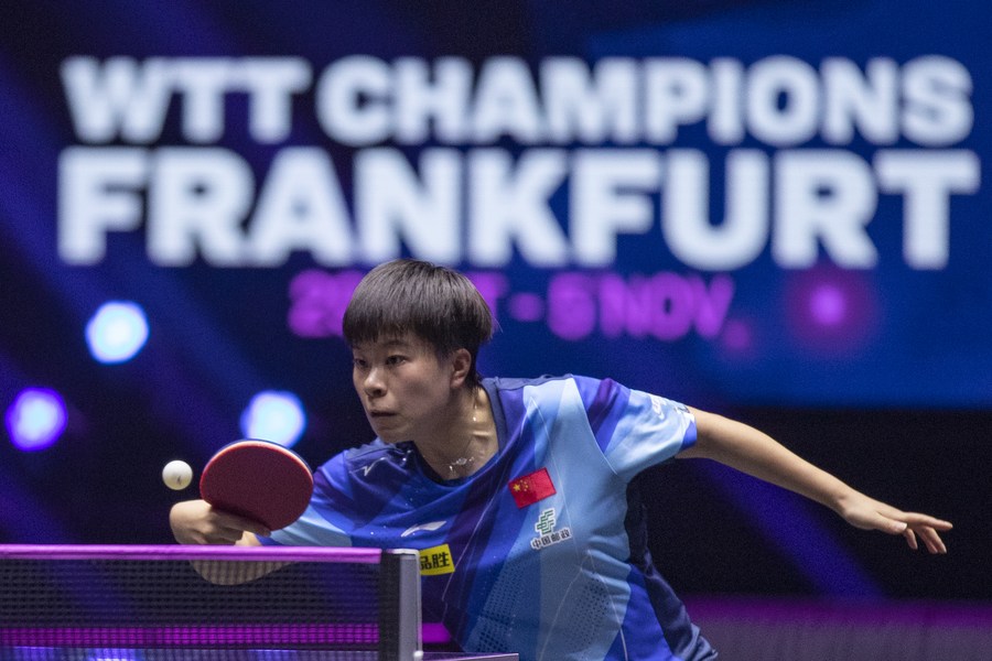 Wang Yidi, Lin YunJu lift WTT Champions Frankfurt trophyXinhua