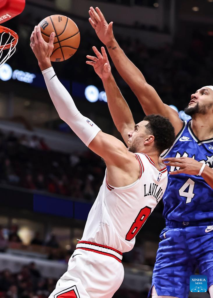 2023-2024 NBA Regular Season Match: Orlando Magic Vs Chicago Bulls-Xinhua