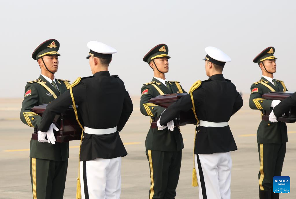 중-미, 6·25전쟁 중국군 전사자 위령식 거행 – 신화통신