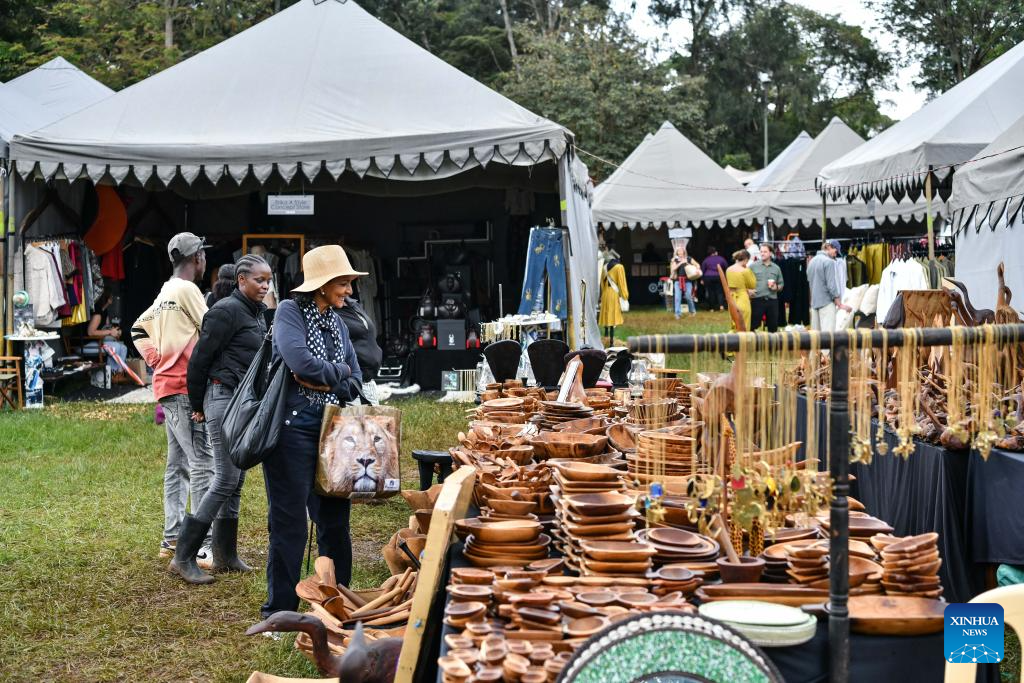 People visit Christmas fair in Nairobi, KenyaXinhua