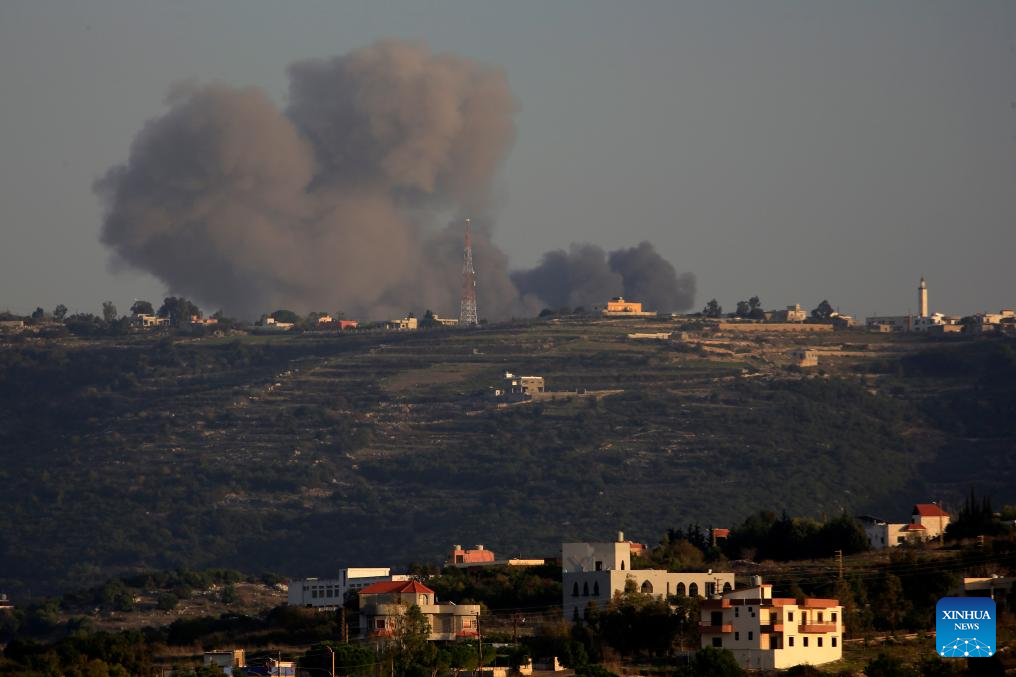 Smoke Caused By Israeli Bombing Rises In Lebanon-Xinhua