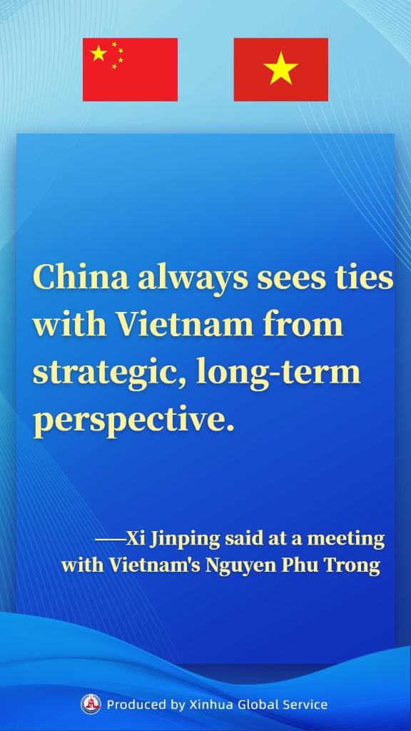 (Poster) China always sees ties with Vietnam from strategic, long-term ...
