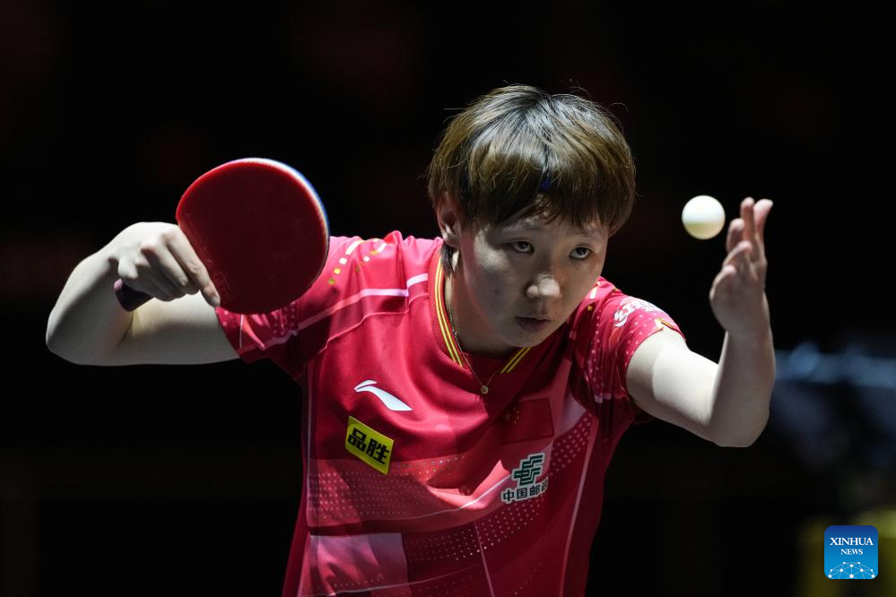 Highlights of WTT Finals Women Nagoya 2023Xinhua