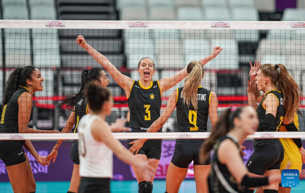 Highlights Of FIVB Volleyball Women's Club World Championship 2023-Xinhua