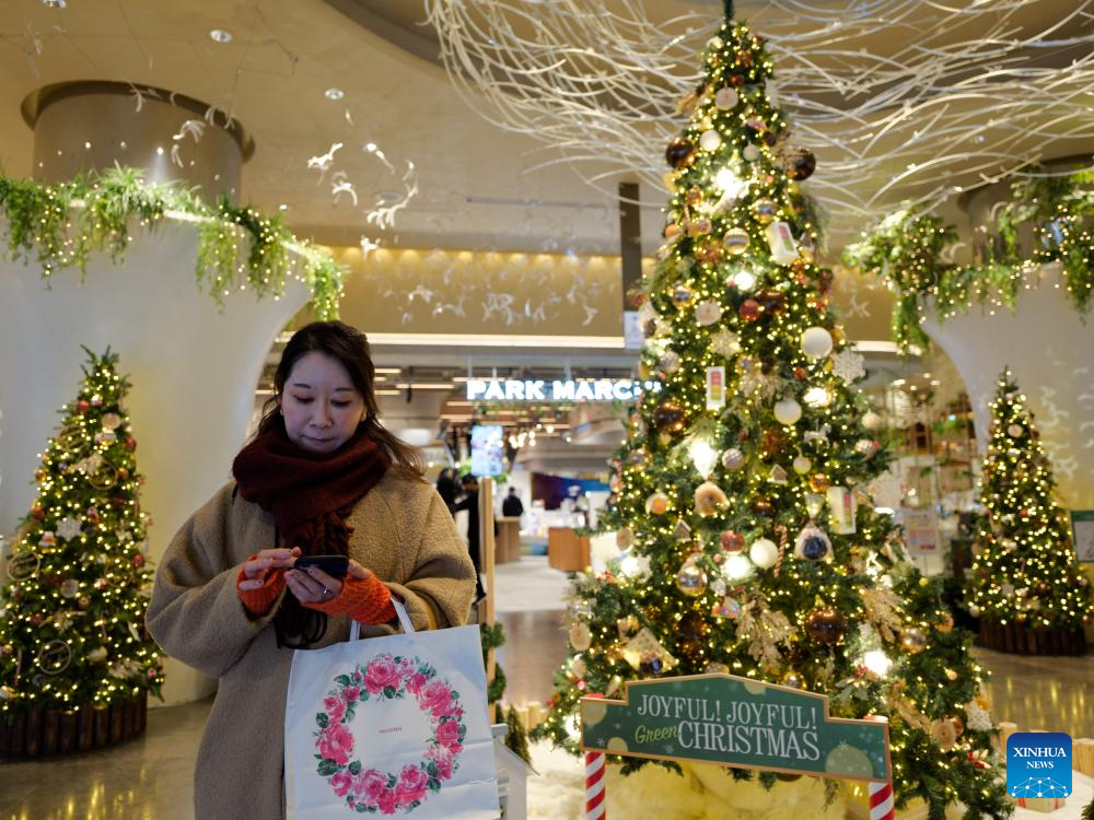In pics Christmas atmosphere in TokyoXinhua