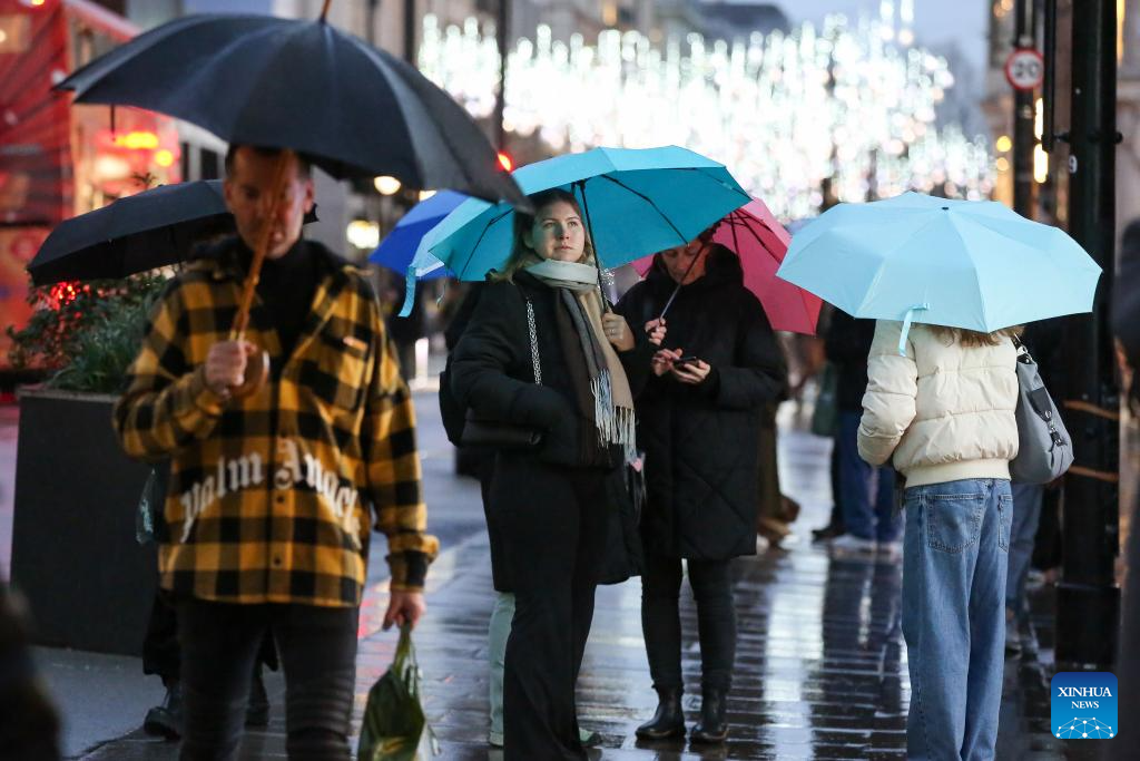 Britain issues yellow weather warning for heavy rain-Xinhua