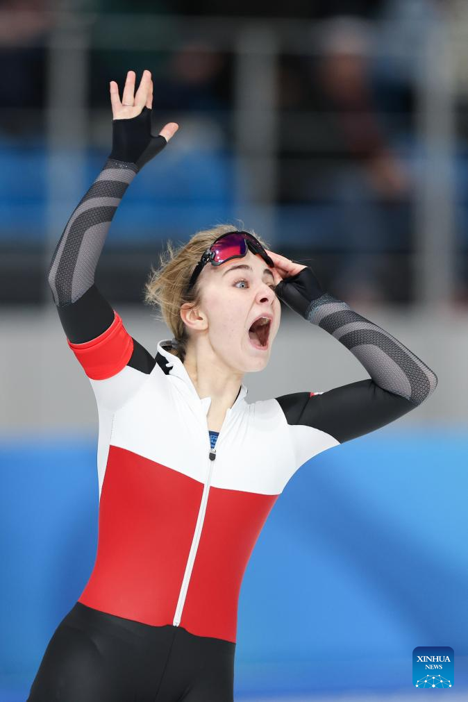 2025 Winter Youth Olympics 1500m Final of speed skating eventsXinhua