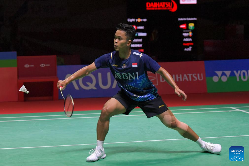 Sorotan Turnamen Bulu Tangkis Indonesia Masters 2024 -Xinhua