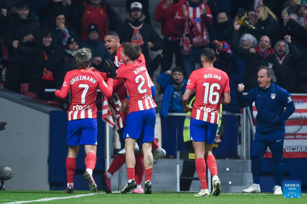 Atlético de Madrid vs Rayo Vallecano-Xinhua