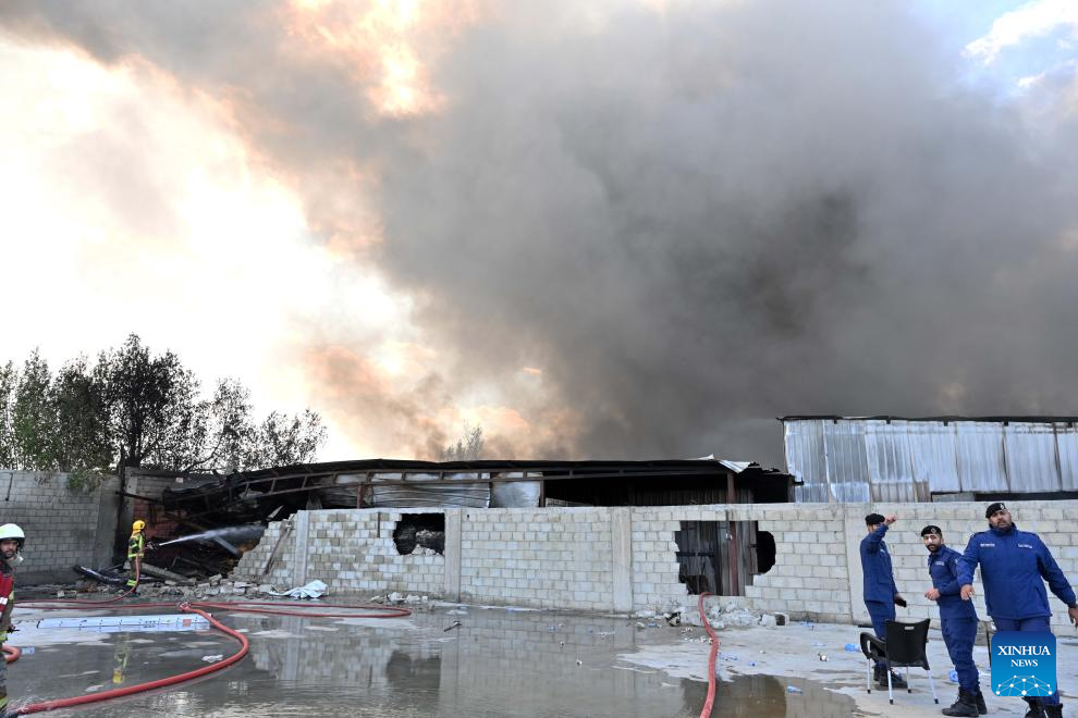 Several warehouses catch fire in Kuwait's Jahra Governorate -Xinhua