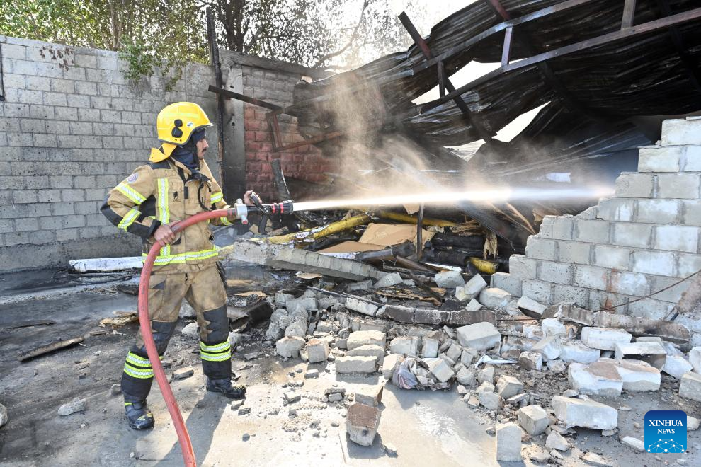 Several warehouses catch fire in Kuwait's Jahra Governorate -Xinhua