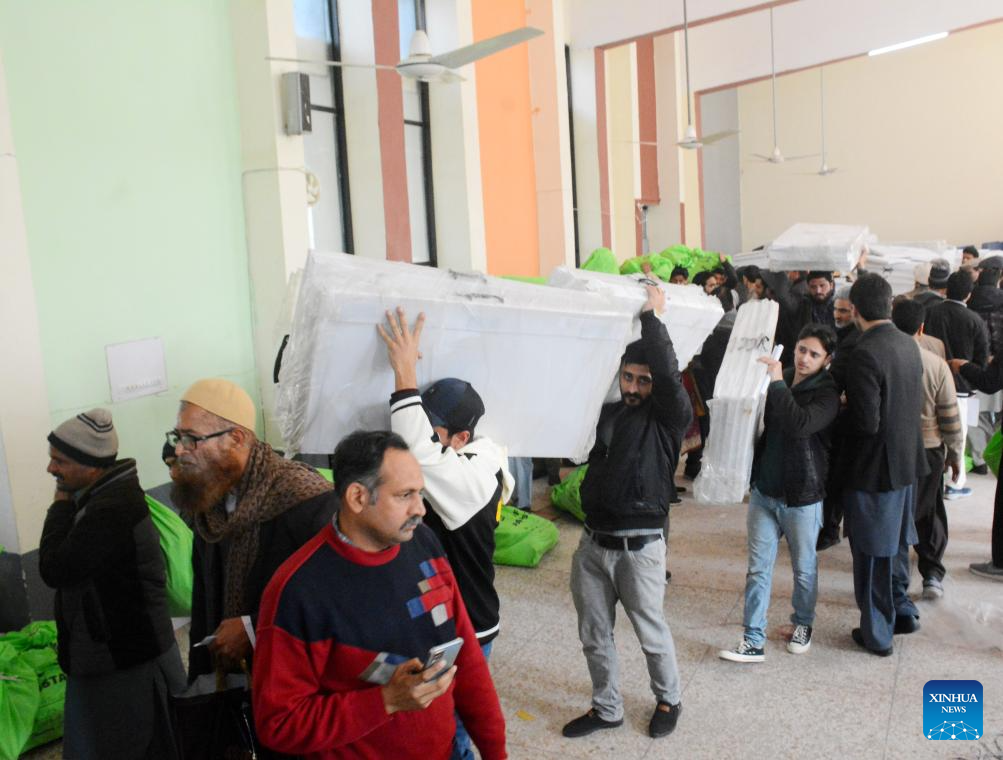 Staff Members Prepare For Upcoming General Elections In Pakistan Xinhua   2024020805f4759888cc43bd8de3d0c2e3561cd1 20240208aaccb6f9e1f14286a90a49d952431019 