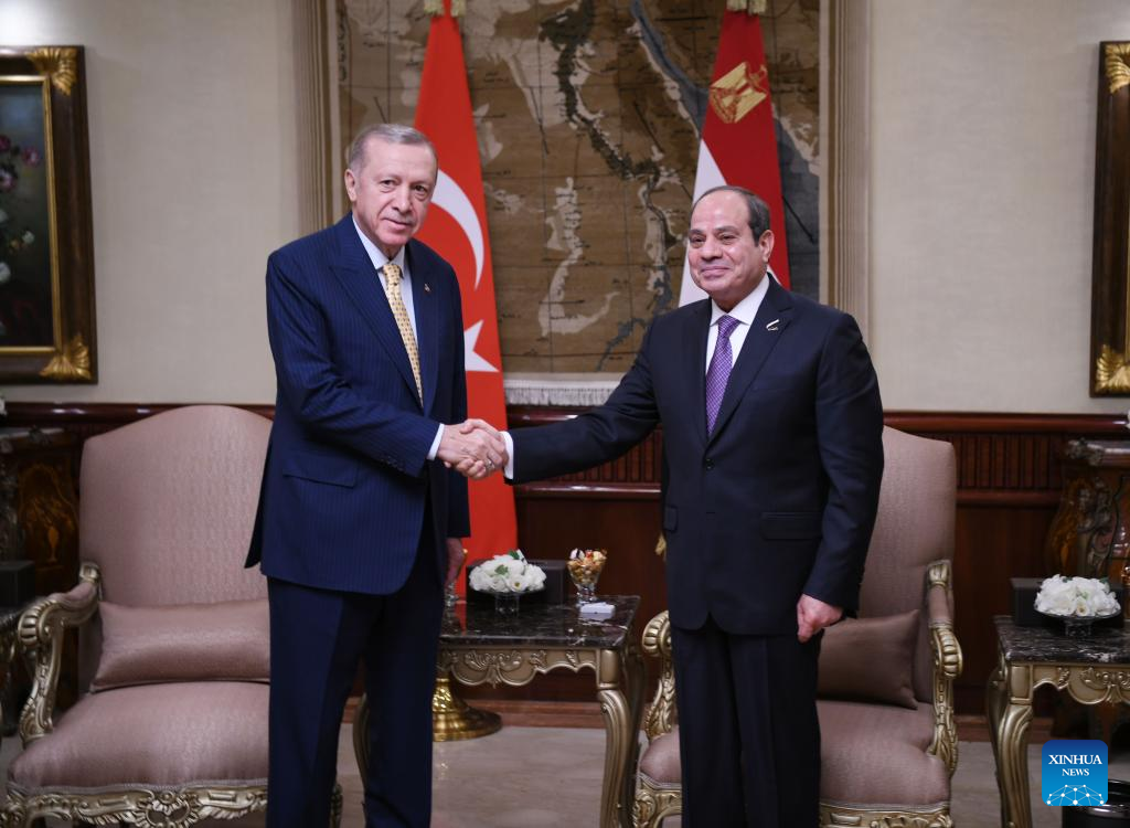 Erdoğan, İsrail'in Gazze'ye yönelik savaşının ortasında Mısır'a nadir bir ziyarette bulundu – Xinhua