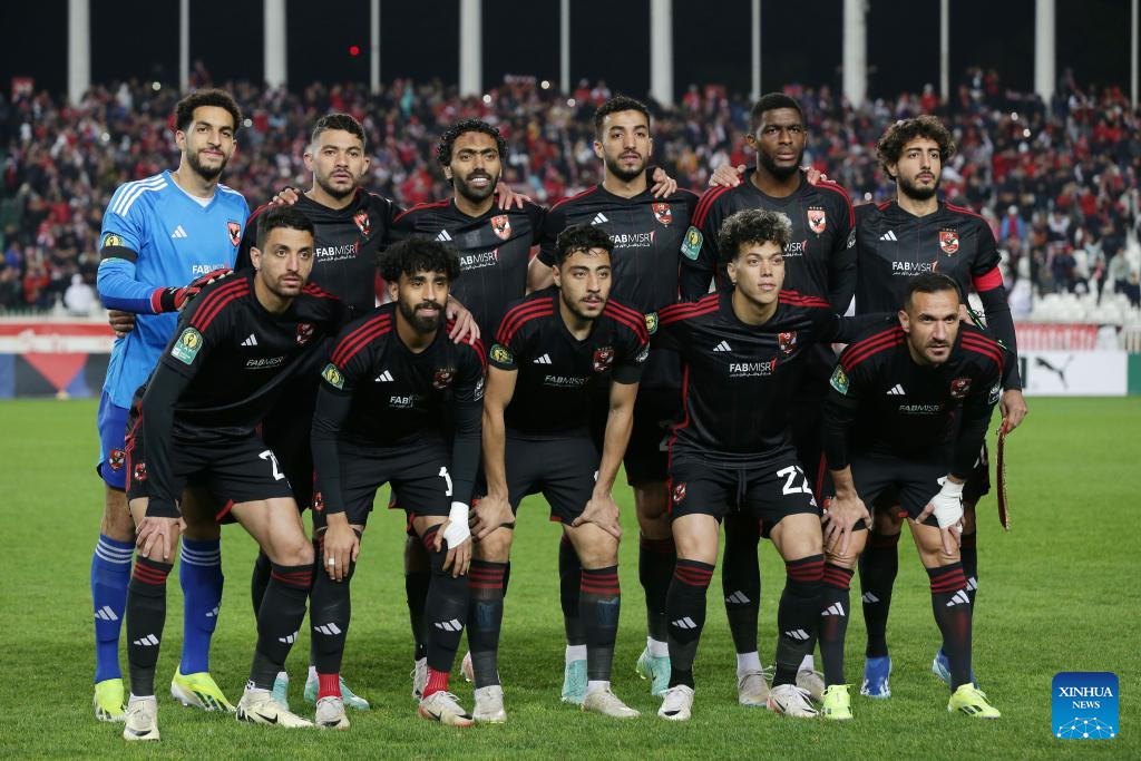 CAF Champions League 2023/2024 football match: CR Belouizdad vs. Al Ahly