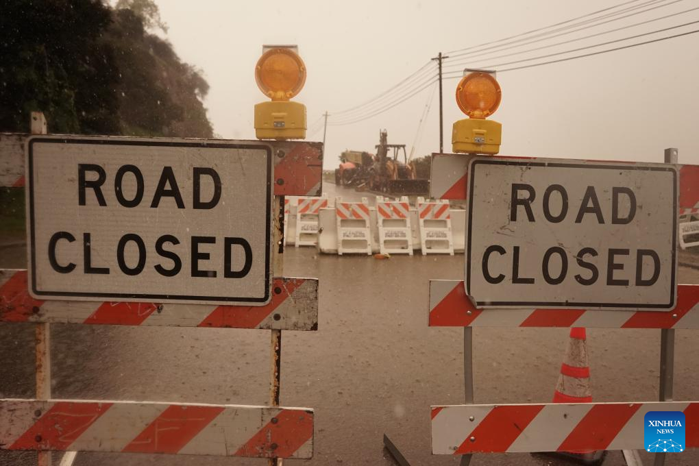Powerful storm continues to soak Southern California-Xinhua