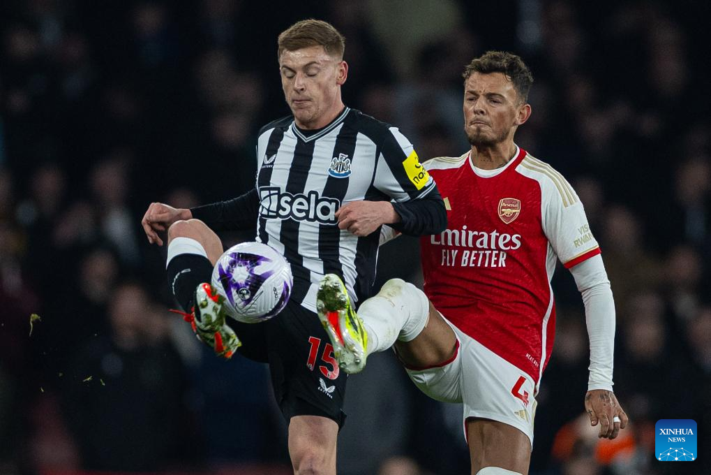 English Premier League Match: Arsenal Vs. Newcastle United-Xinhua