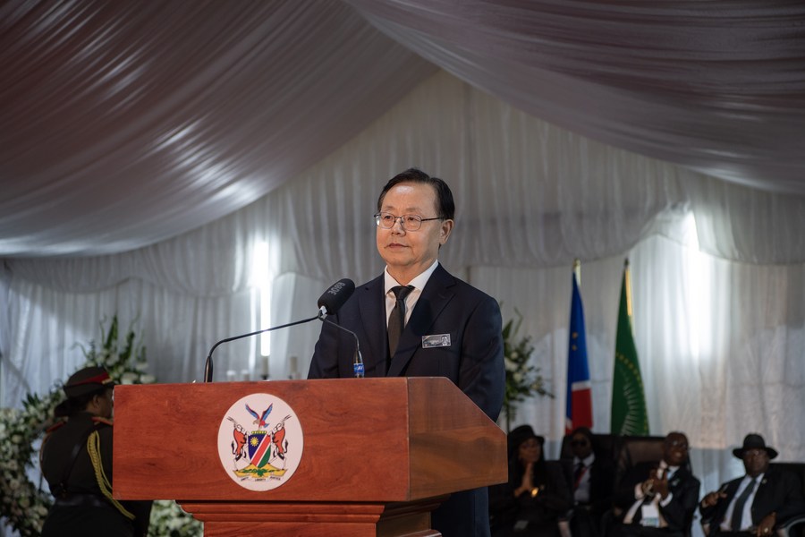 Enviado presidencial chino asiste al funeral de Estado del fallecido presidente de Namibia – Xinhua