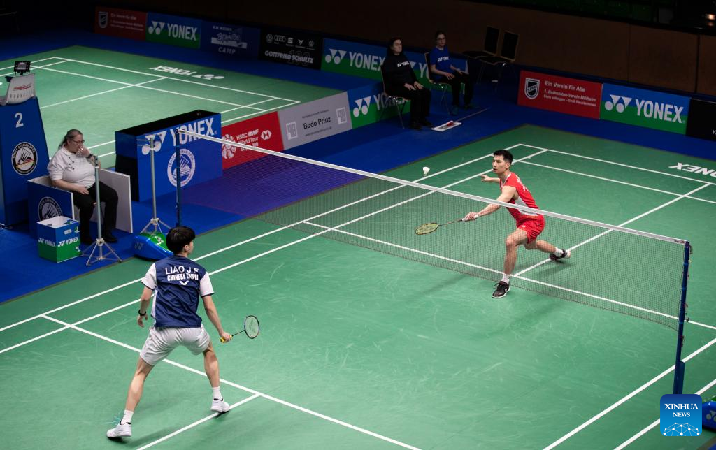 Highlights of Yonex German Open 2024 badminton tournamentXinhua