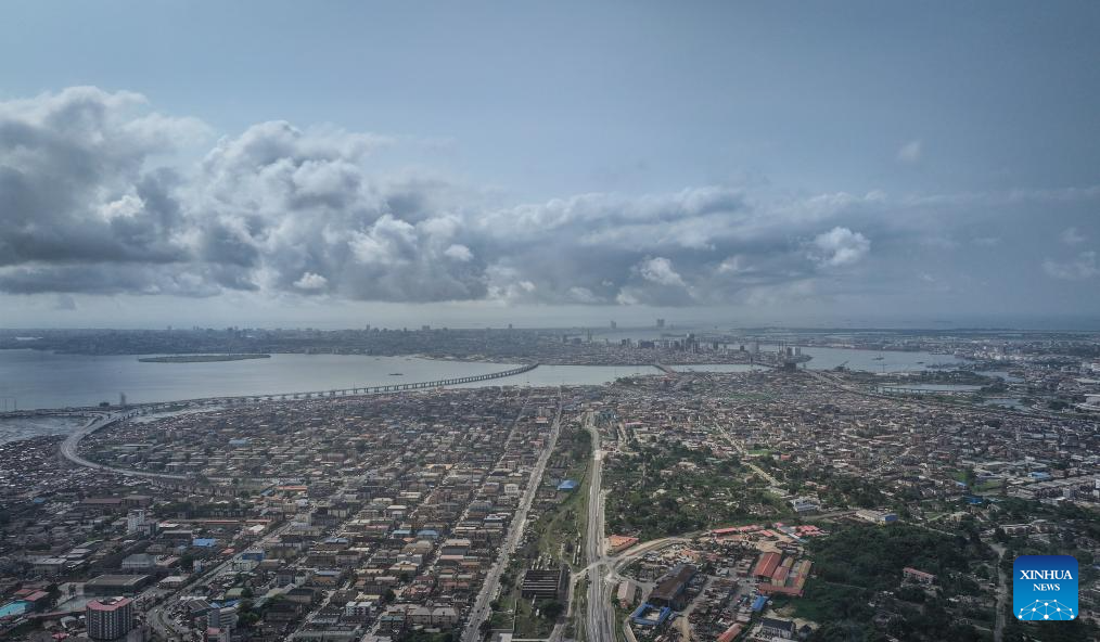 City view of Lagos in Nigeria-Xinhua