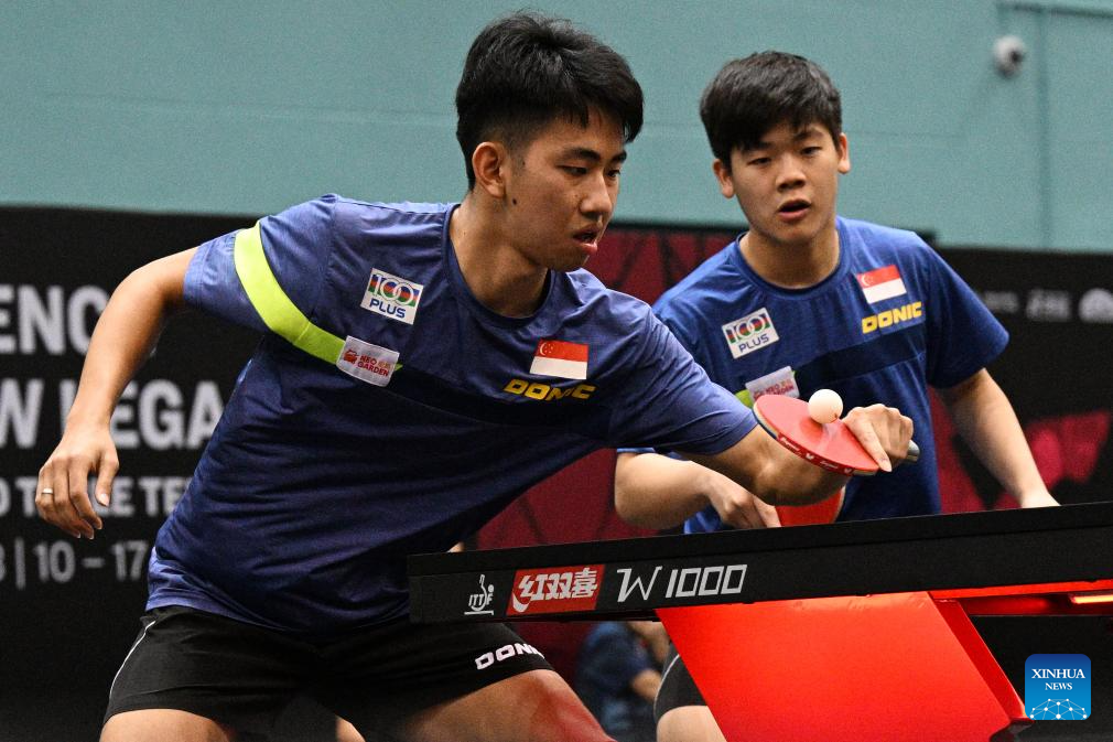 In pics World Table Tennis Singapore Smash 2024Xinhua