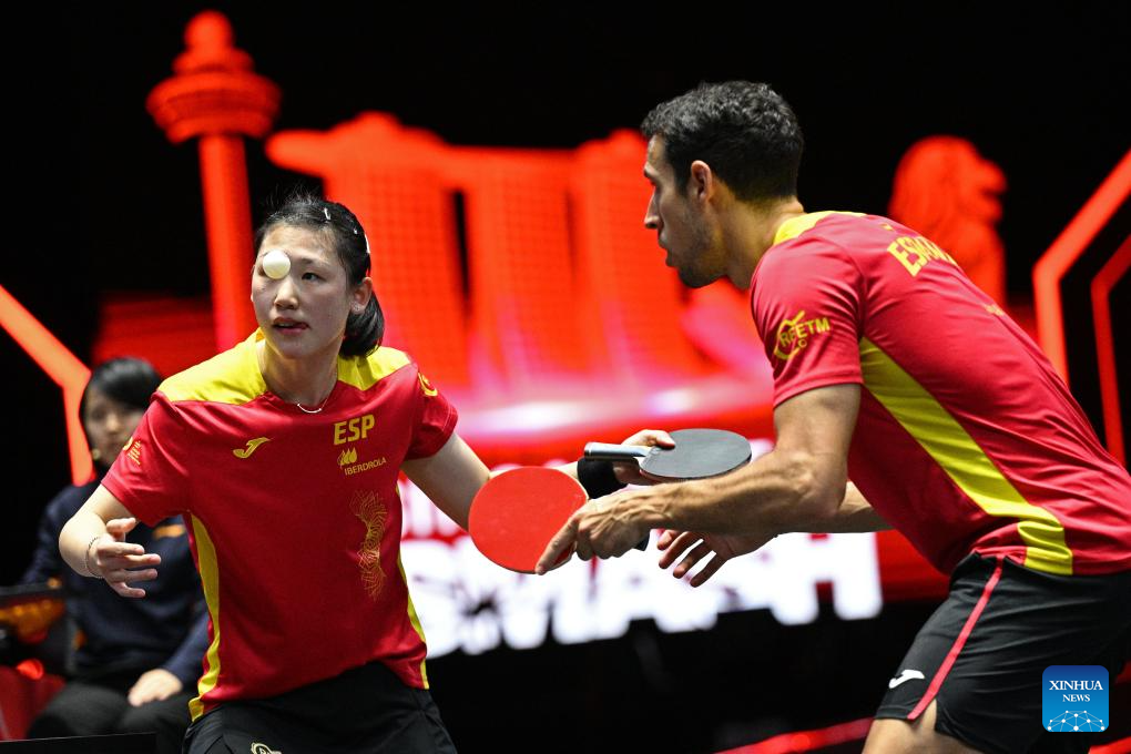 Highlights of World Table Tennis Singapore Smash 2024 Xinhua