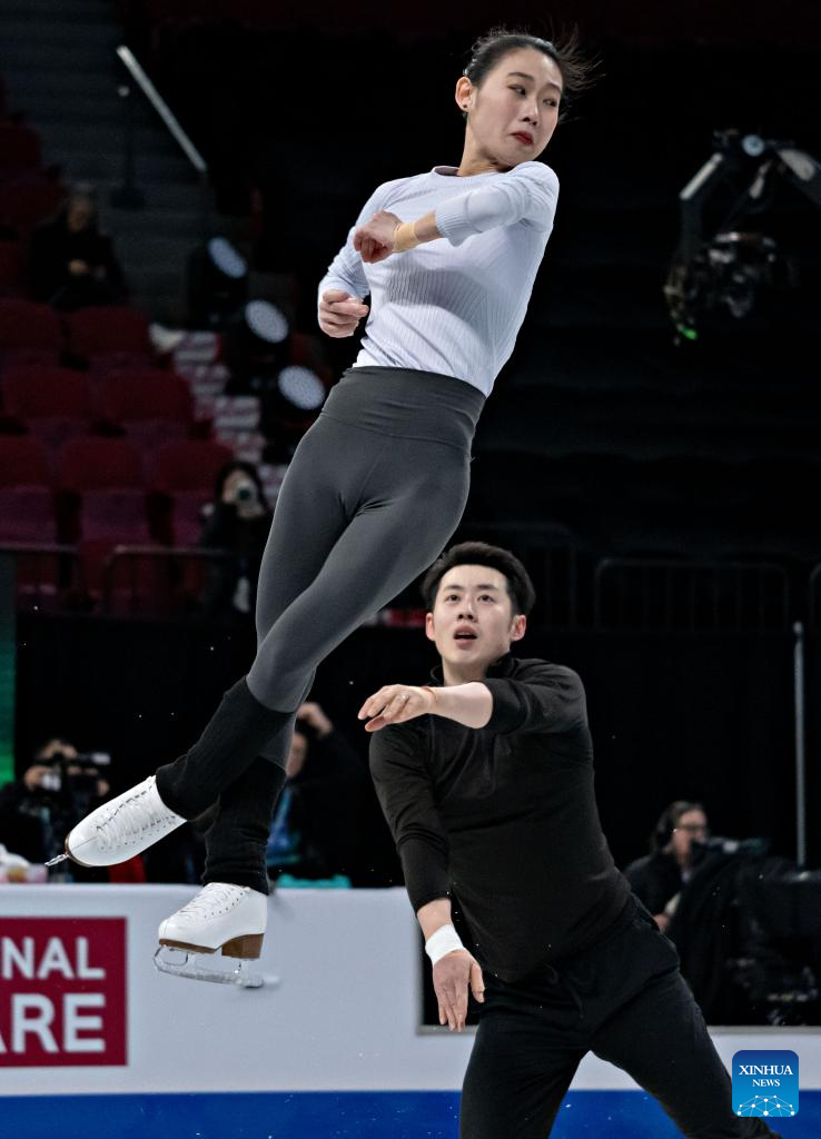 Highlights of ISU World Figure Skating Championships-Xinhua